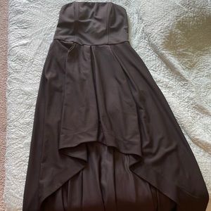 Strapless High Low Semi Form/Formal Gown